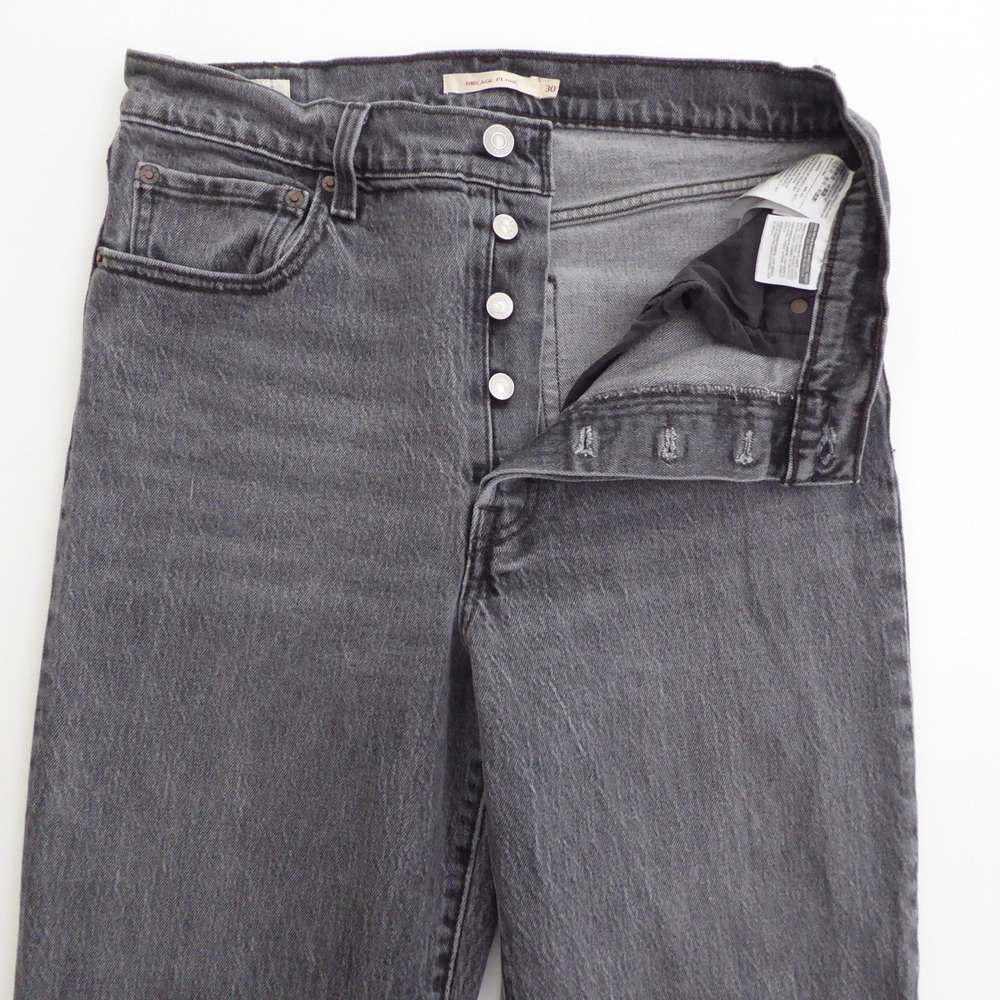 Levi's Gray Flare Jeans - Picture 2 of 10